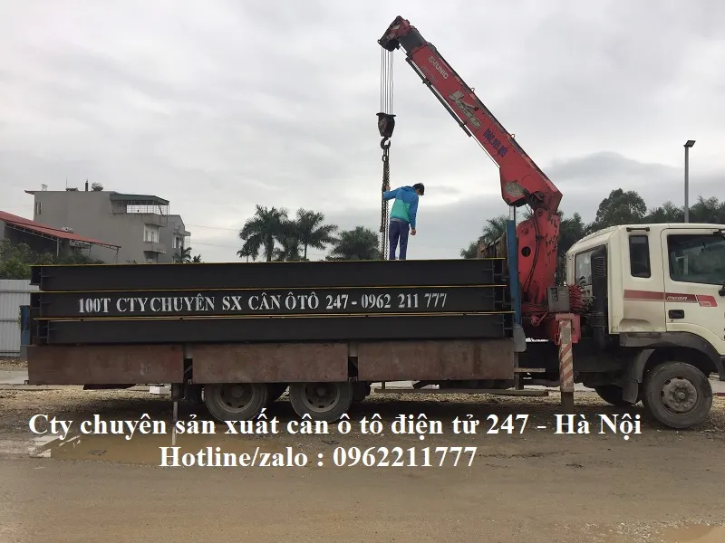 Trạm cân điện tử 100 tấn giá bao nhiêu